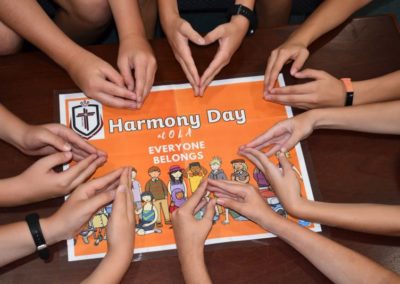 E&I Harmony Heart,hands,poster